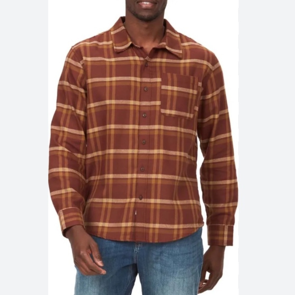 Marmot Mens Fairfax Flannel Shirt NWT